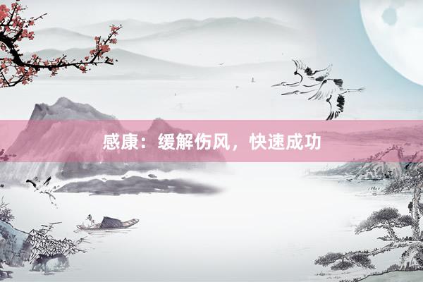 感康：缓解伤风，快速成功